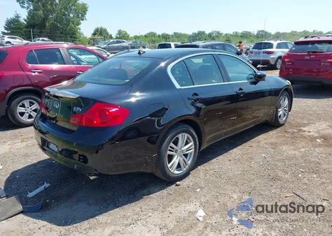 2011 Infiniti G37X z USA, uszkodzony, nr VIN JN1CV6AR5BM404490